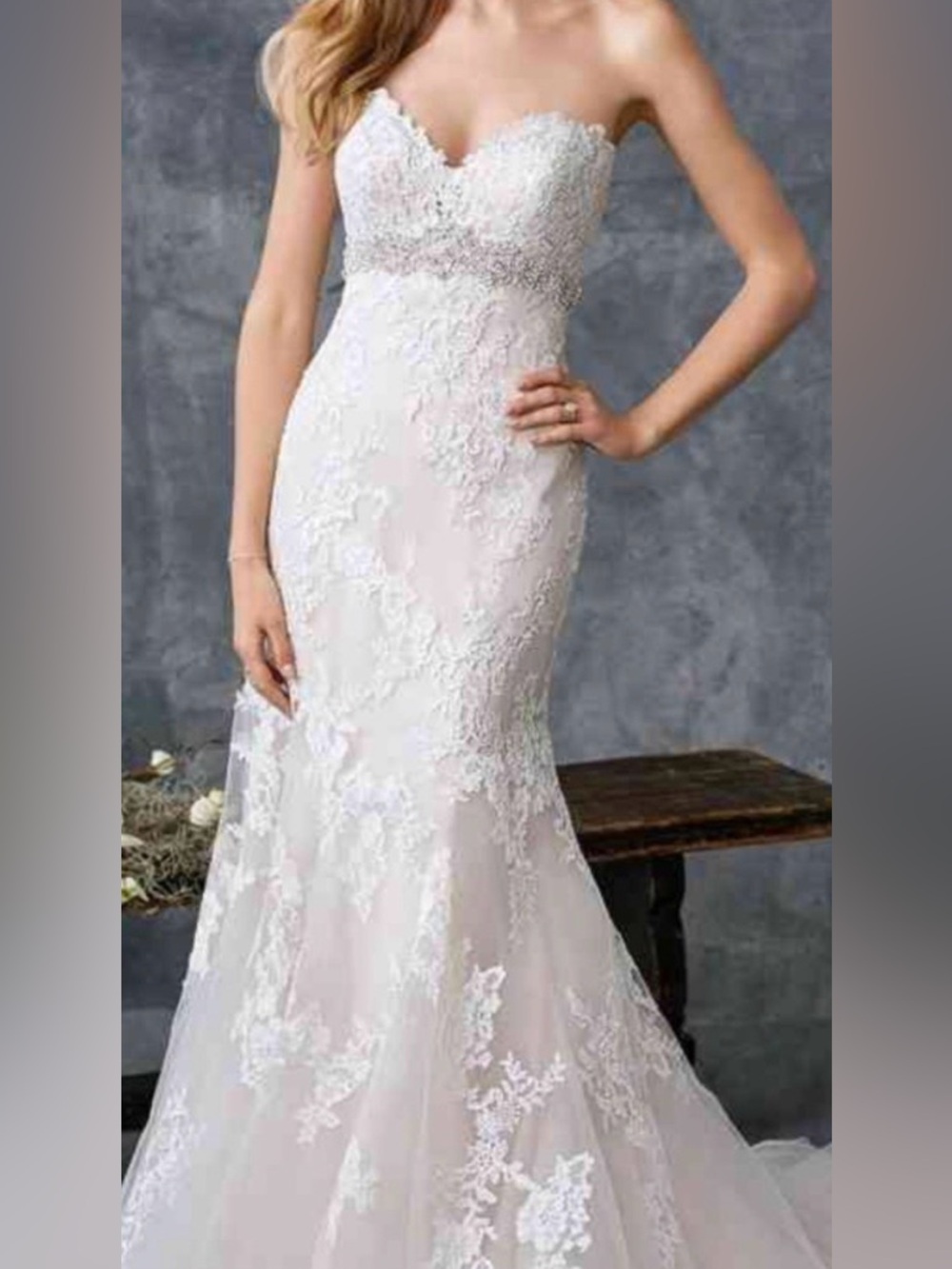 Kenneth Winston Private Label by G wedding dress in Ivory.